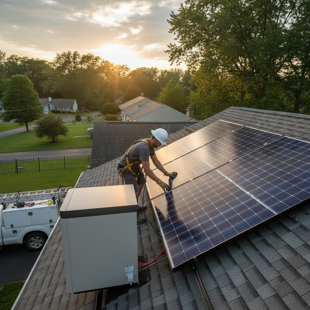 Solar + Battery Installation in Newark